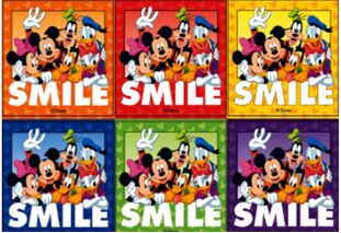 Picture of Disney Smile Stickers (100 per Roll)