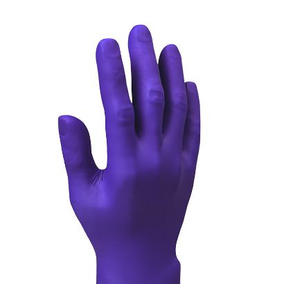 Picture of Sonic Blue Nitrile PF Gloves / Medium (100)